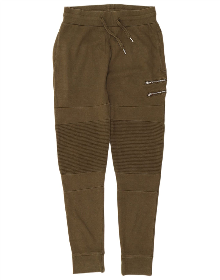Pantaloni de trening Zara Barbati Joggeri Medium Kaki