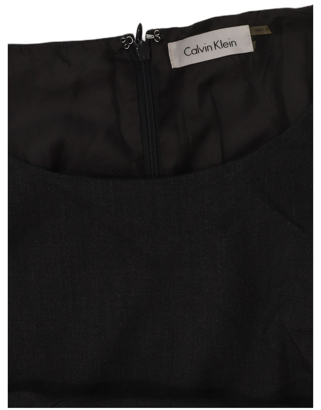 CALVIN KLEIN Rochie teacă pentru femei UK 16 mare gri