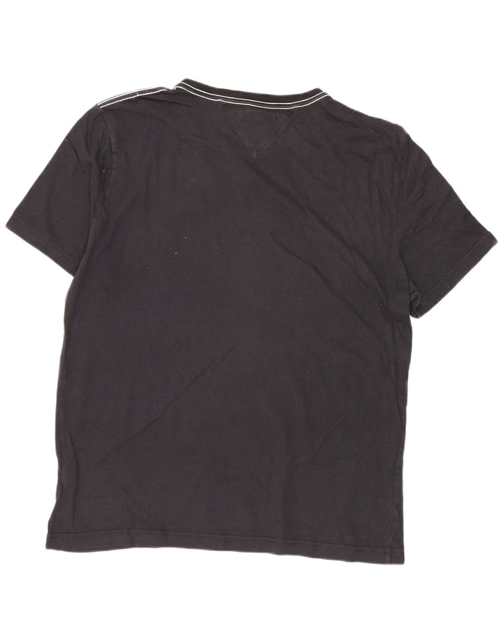 Tricou grafic Tommy Hilfiger pentru bărbați Top mare negru