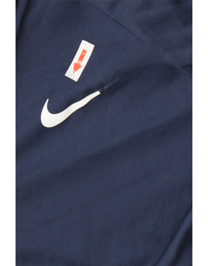 Tricou Nike pentru bărbați Dri Fit Top cu mânecă lungă, mediu bleumarin