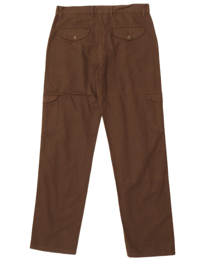 Pantaloni cargo drepți vintage pentru bărbați W34 L33 maro