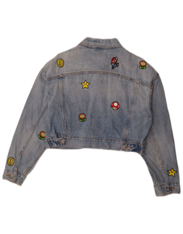 Geaca Levi's Fete Graphic Denim 13-14 ani Bumbac albastru mic