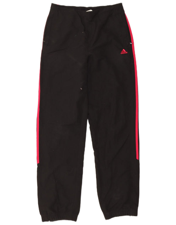 Pantaloni de trening Adidas pentru femei Joggeri UK 10 Poliester negru mic