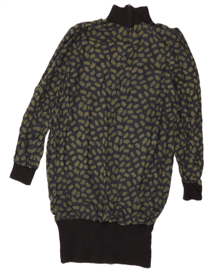 AVEDON Rochie pulover cu mânecă lungă cu model abstract pentru femei IT 48 XL bleumarin