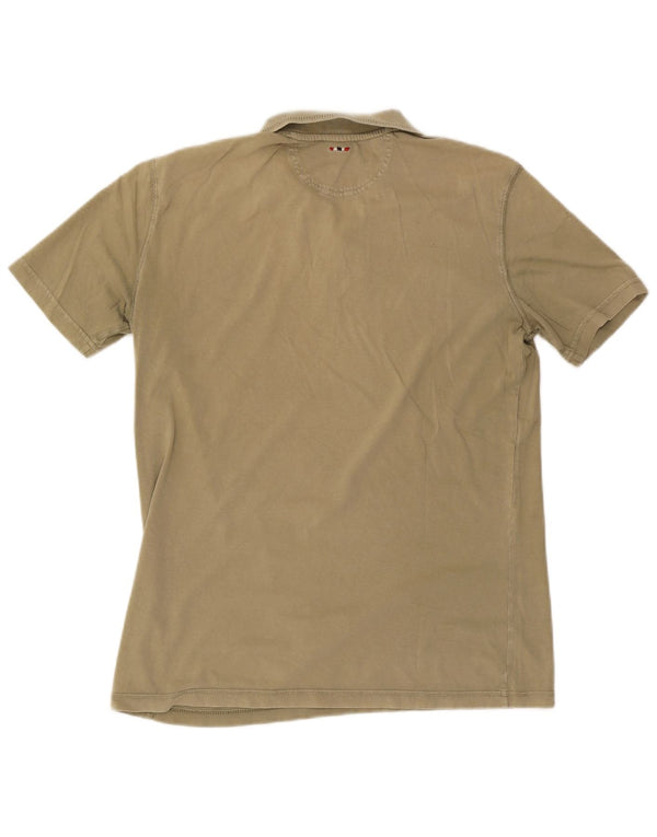 Tricou polo Napapijri pentru bărbați, verde mediu