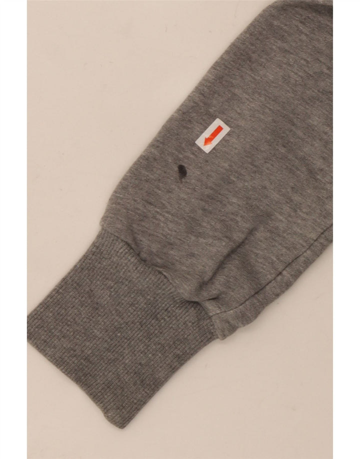 Jachetă de trening PUMA pentru femei UK 12, bumbac floral, gri mediu