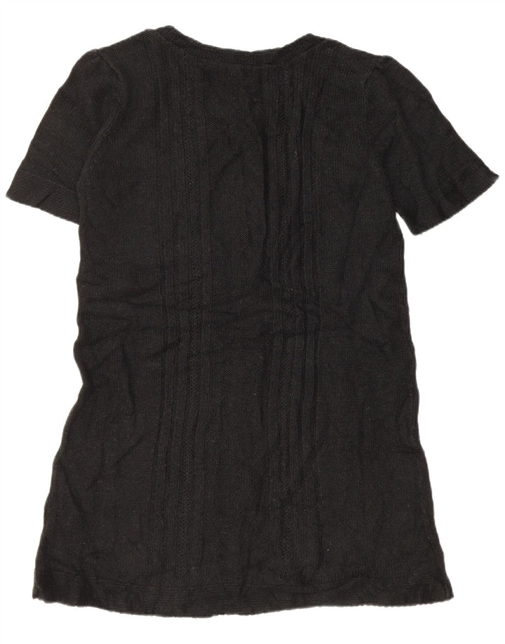 Rochie pulover pentru femei Marks & Spencer UK 14 Medium Black Acrilic