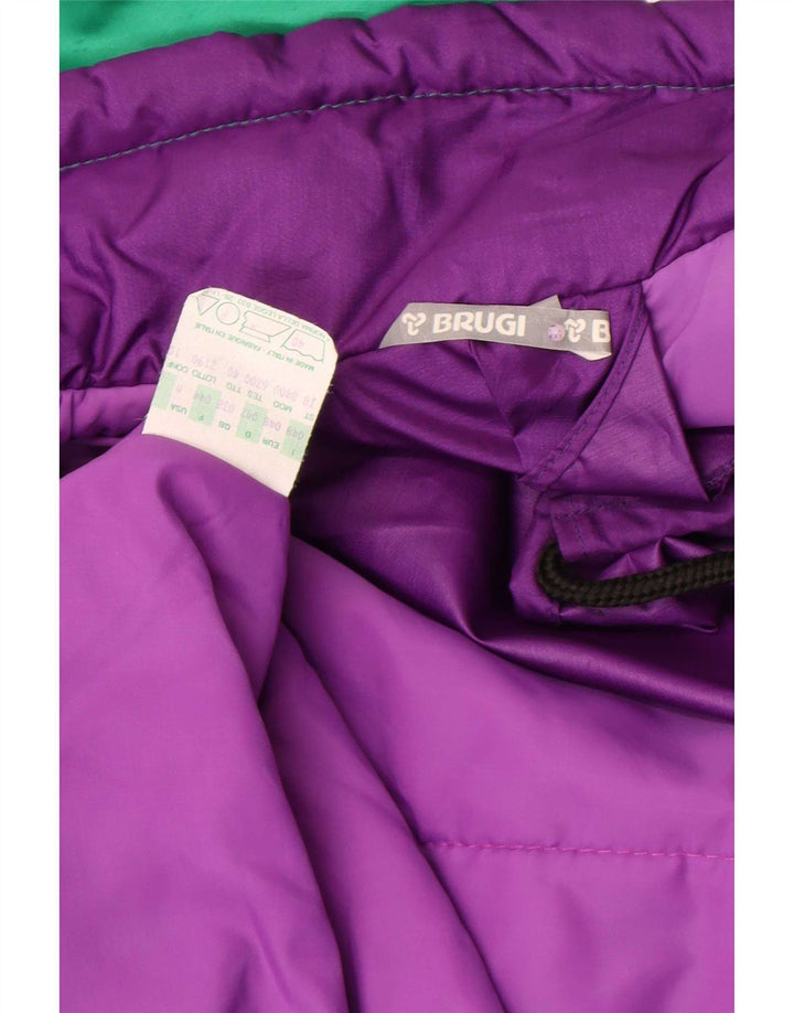 Salopetă de schi pentru femei Brugi IT 48 XL verde poliester color bloc retro