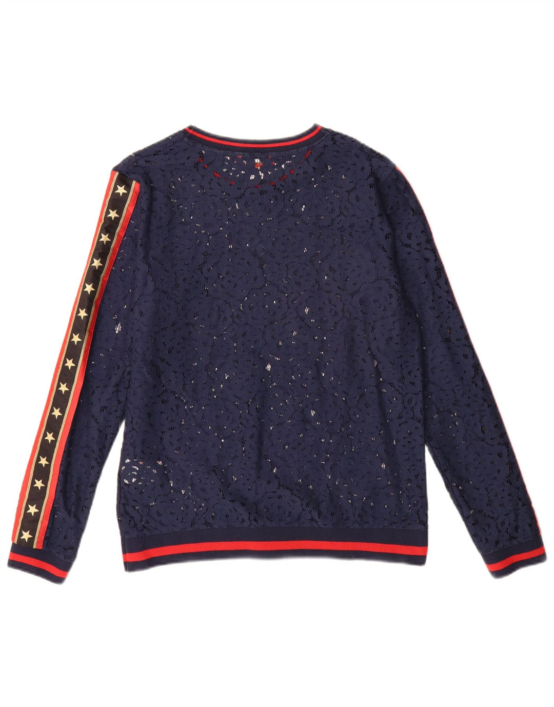 Top cu grafic supradimensionat Superdry pentru femei cu mânecă lungă UK 10 Mic bleumarin
