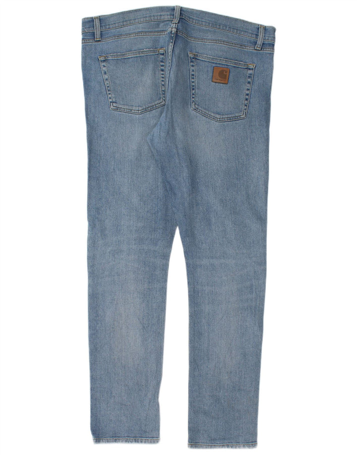 Blugi slim pentru bărbați Carhartt W36 L32 bumbac albastru