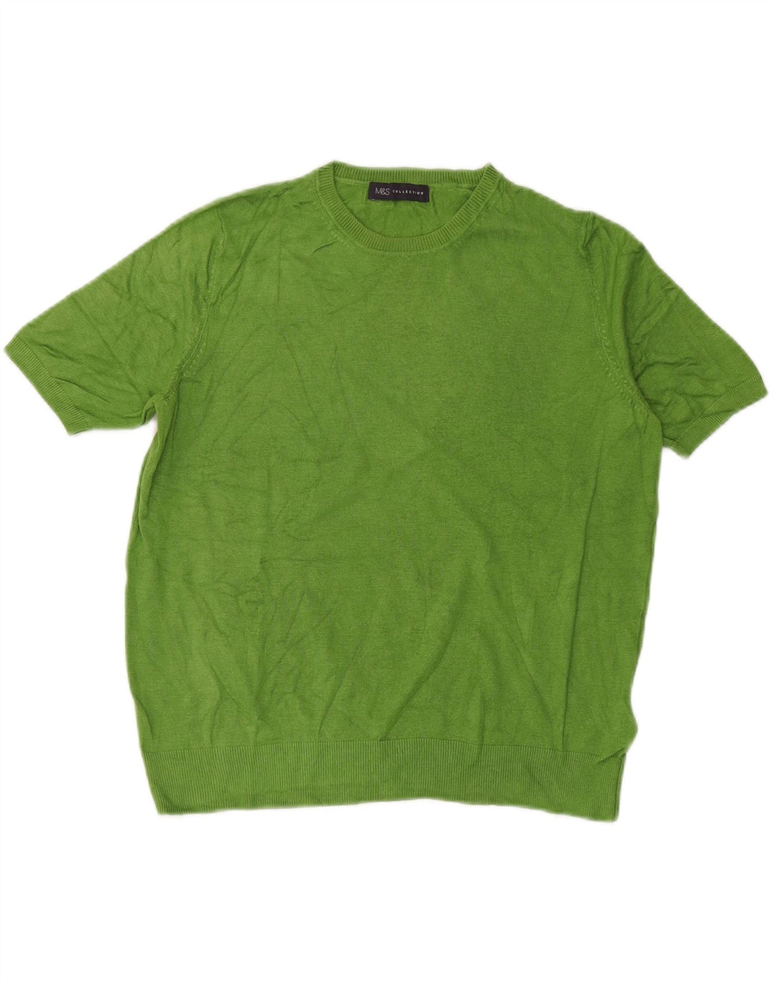 Pulover pentru femei Marks & Spencer cu decolteu triplu UK 14 verde mediu
