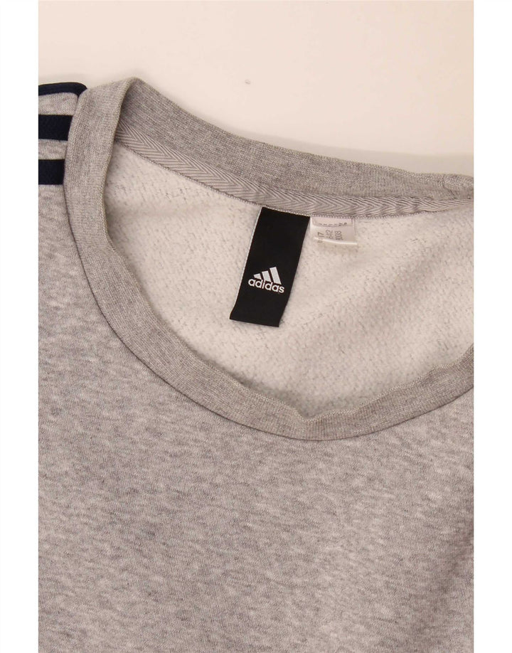 Hanorac pentru bărbați Adidas Jumper XL, gri pătat