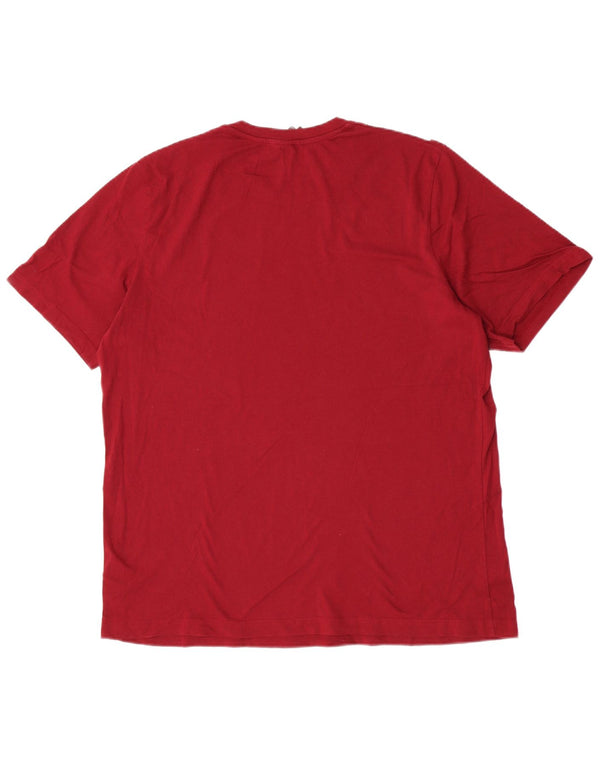 Tricou pentru bărbați Adidas Top XL Burgundy Bumbac Sport
