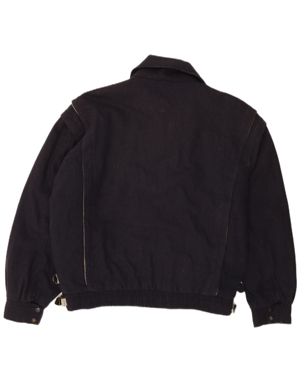 POP 84 Bomber pentru bărbați UK 42 XL Lână bleumarin