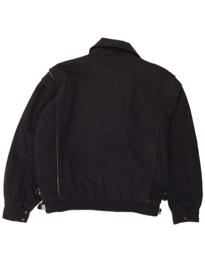 POP 84 Bomber pentru bărbați UK 42 XL Lână bleumarin