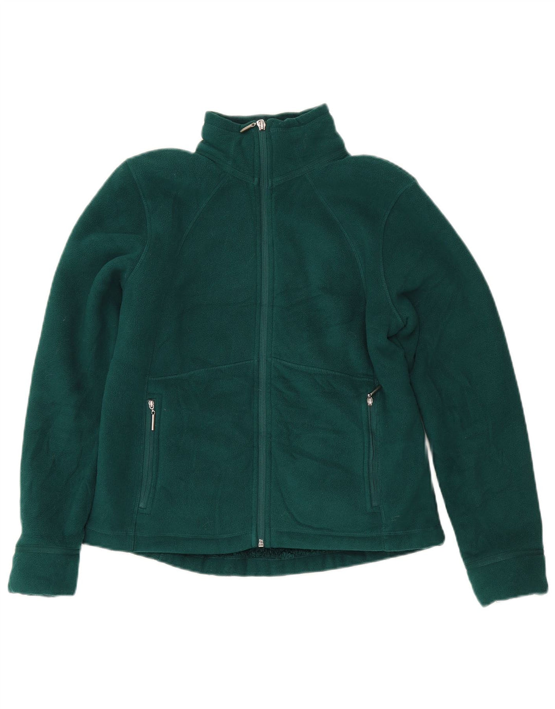 Jachetă fleece pentru femei Marks & Spencer UK 12 Poliester verde mediu