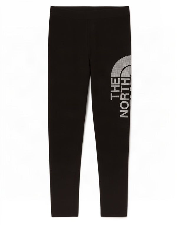 Leggings grafic pentru fete The North Face 14-15 ani XL bumbac negru
