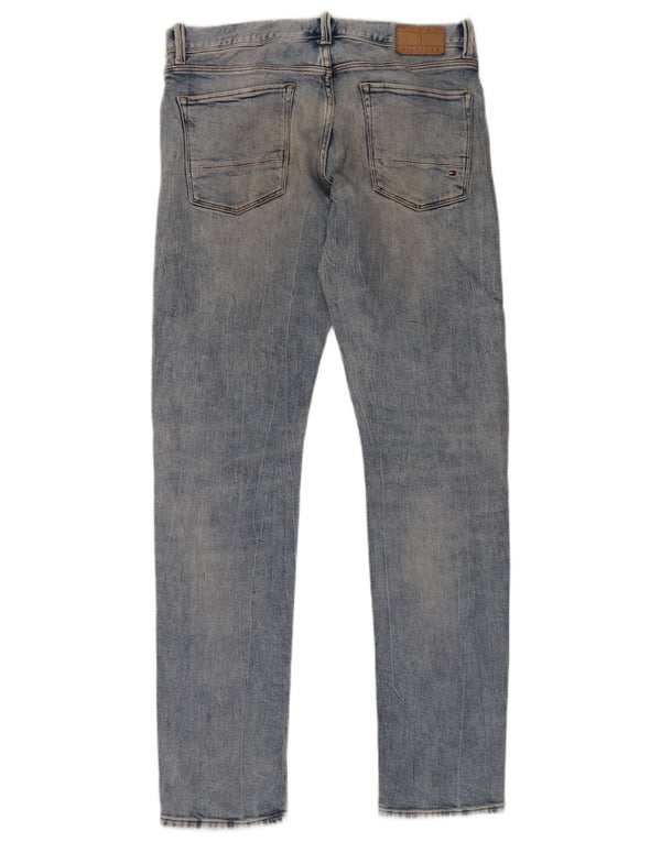 Tommy Hilfiger Mens Bleecker Slim Jeans W33 L34 Blue Cotton