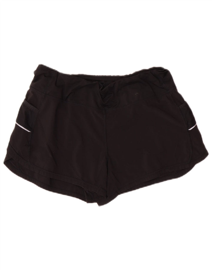 Pantaloni scurti sport pentru femei ATHLETA UK 12 Poliester mediu negru