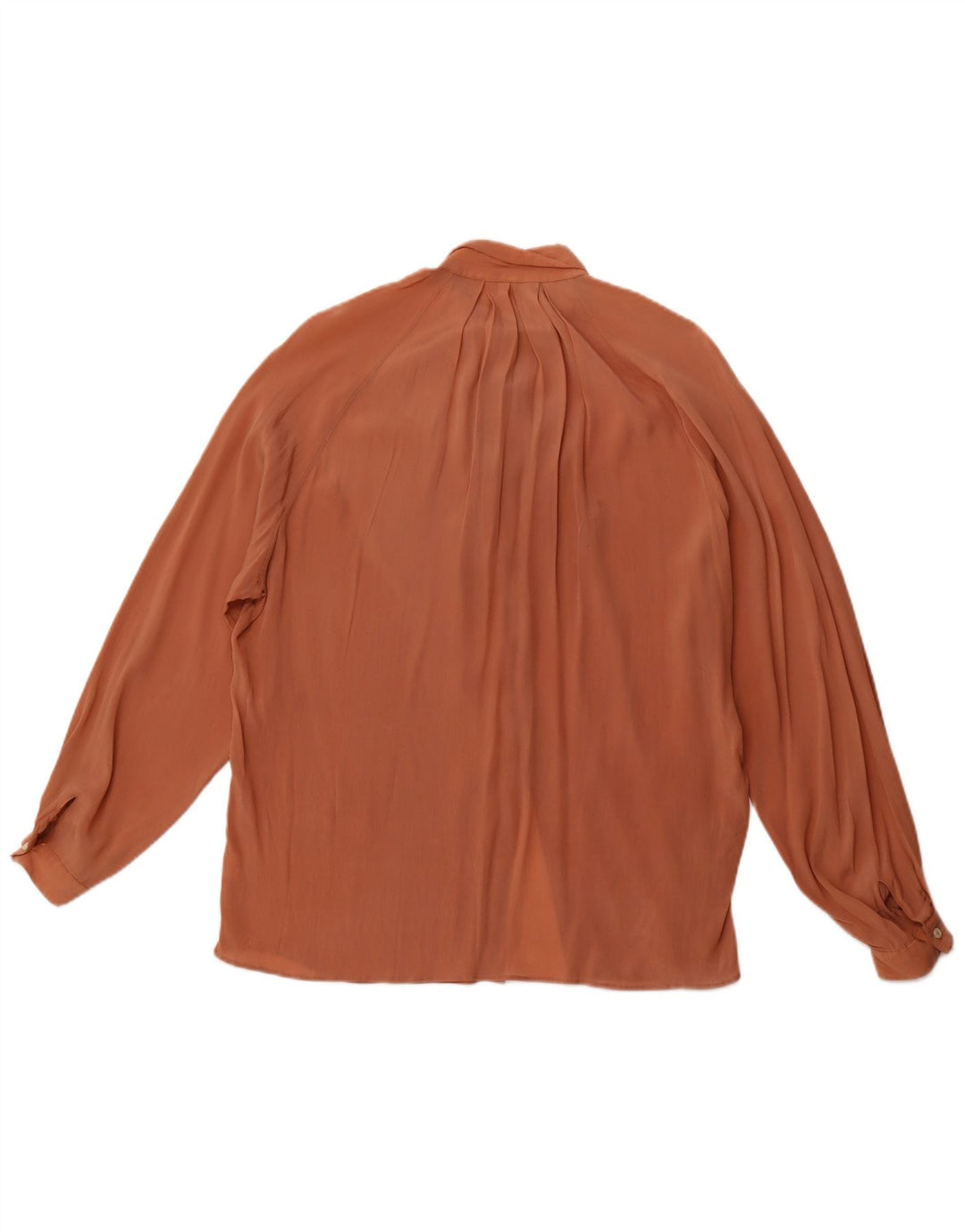 Bluză cămașă cu mânecă lungă pentru femei VINTAGE IT 46 mare maro