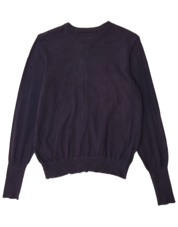 Pulover cardigan pentru femei Marks & Spencer UK 14 Medium Bluemarin Blue Viscose