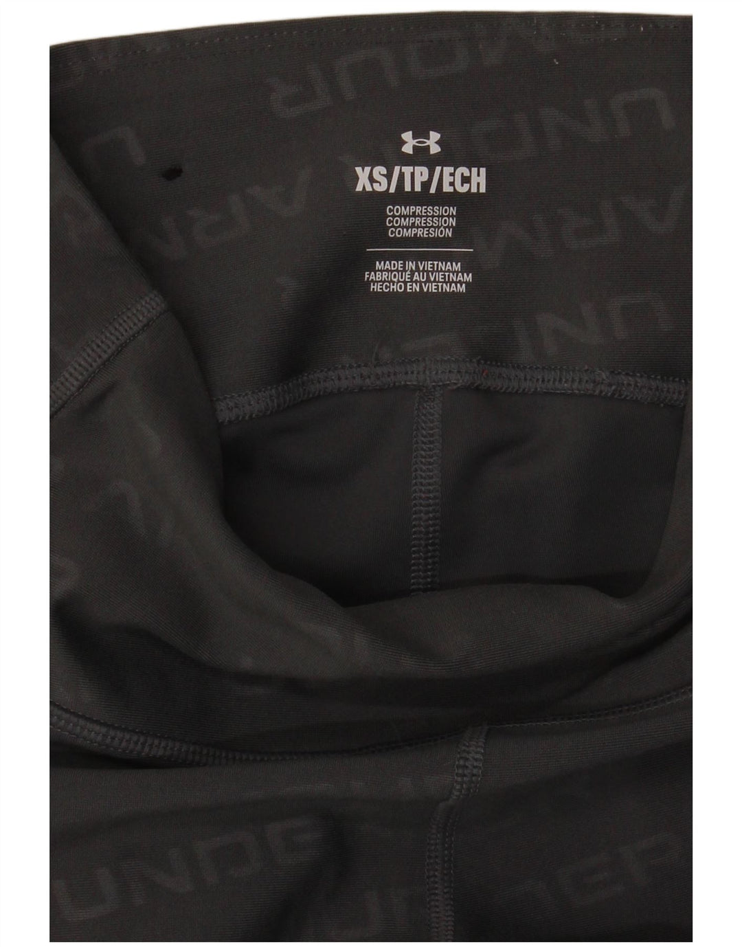 Leggings cu grafică de compresie Under Armour pentru femei UK 6 XS gri