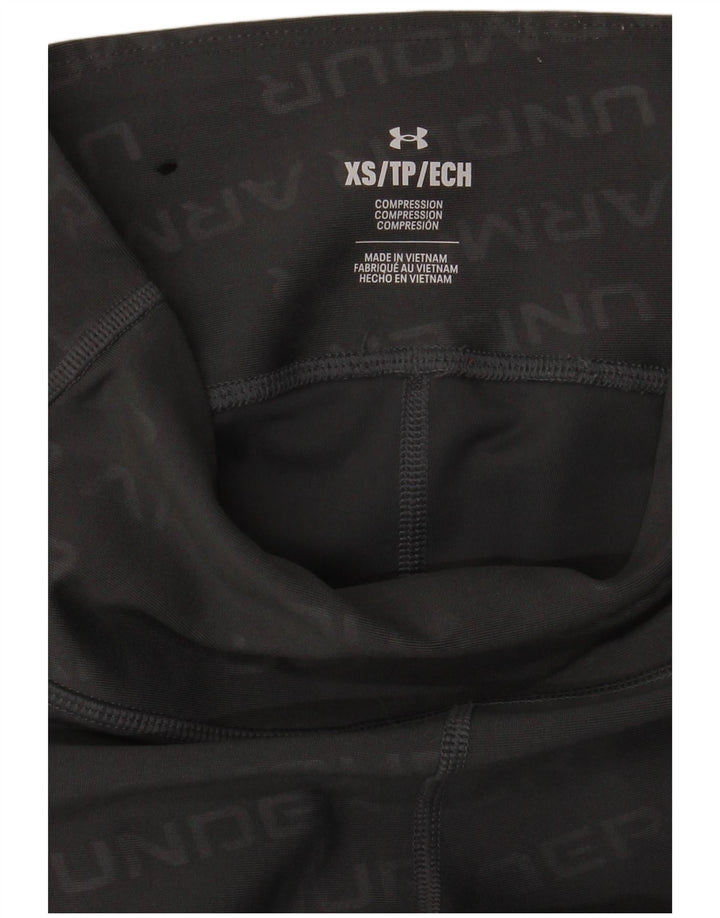 Leggings cu grafică de compresie Under Armour pentru femei UK 6 XS gri