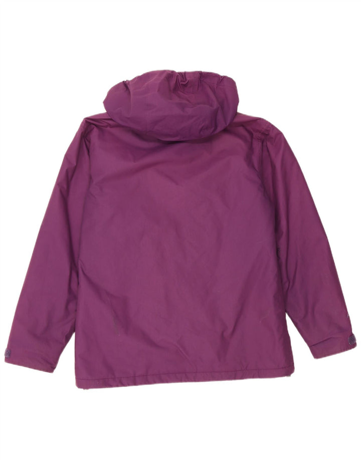 Jachetă de vânt pentru femei Berghaus cu glugă, UK 12, nailon violet mediu
