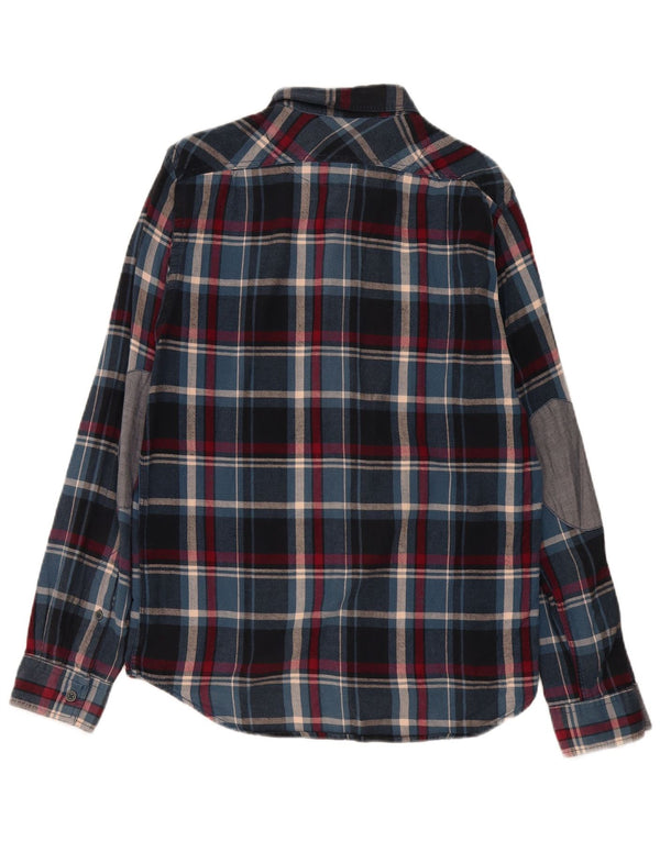 Cămașă pentru bărbați Marlboro Classics Slim Fit Flannel Medium Bleumarin Check