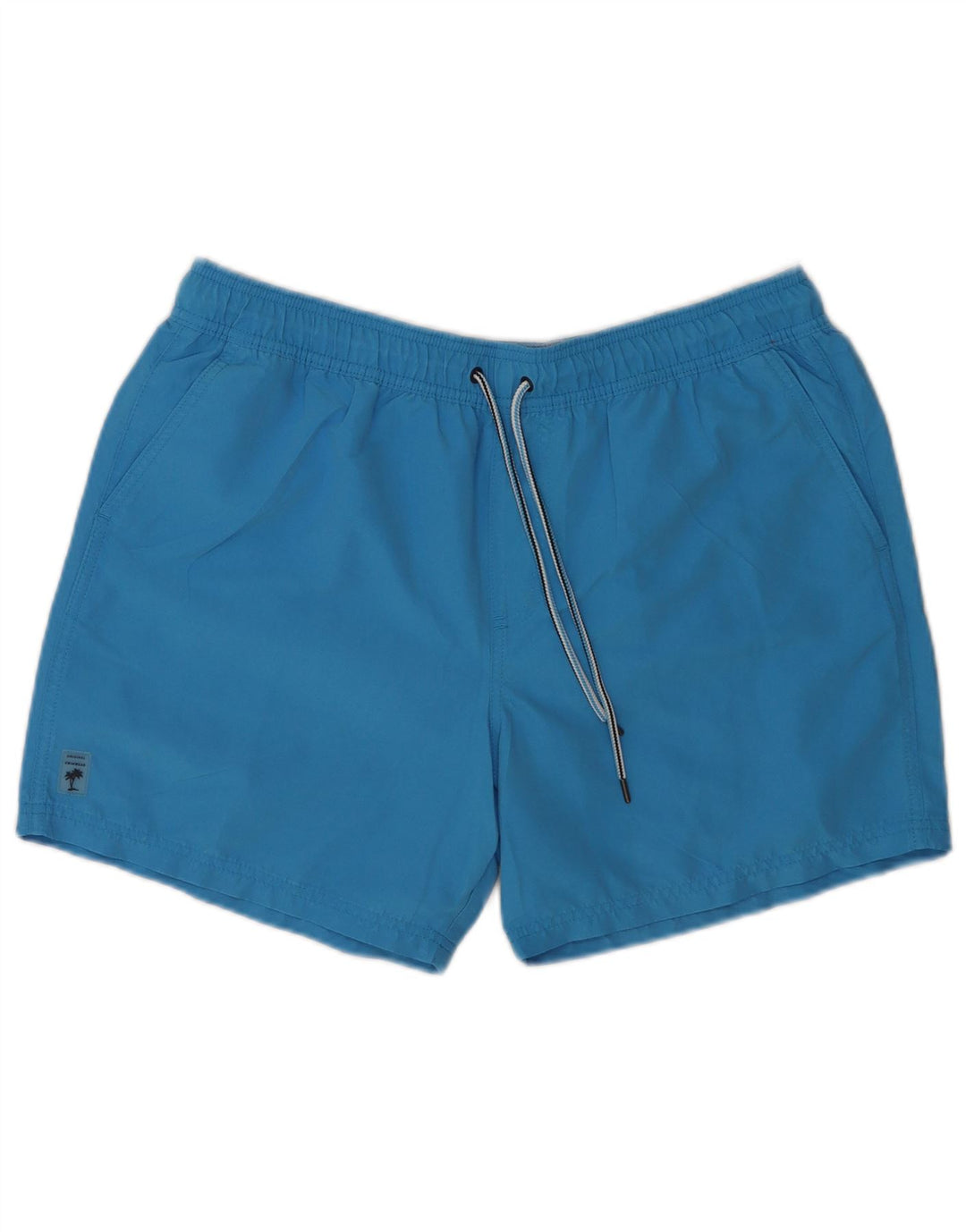 Pantaloni scurți de înot obișnuiți pentru bărbați Marks & Spencer, mari, albastru, poliester