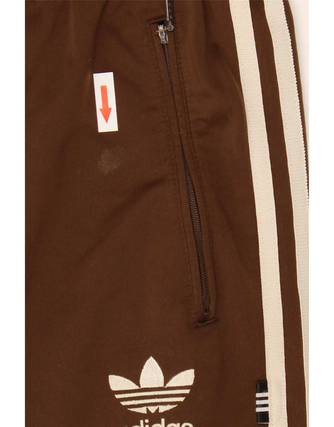 Pantaloni de trening Adidas pentru bărbați Joggeri UK 38/40 Poliester maro mediu