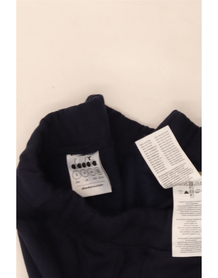 Pantaloni de trening Diadora pentru bărbați, mici, albastru, bumbac