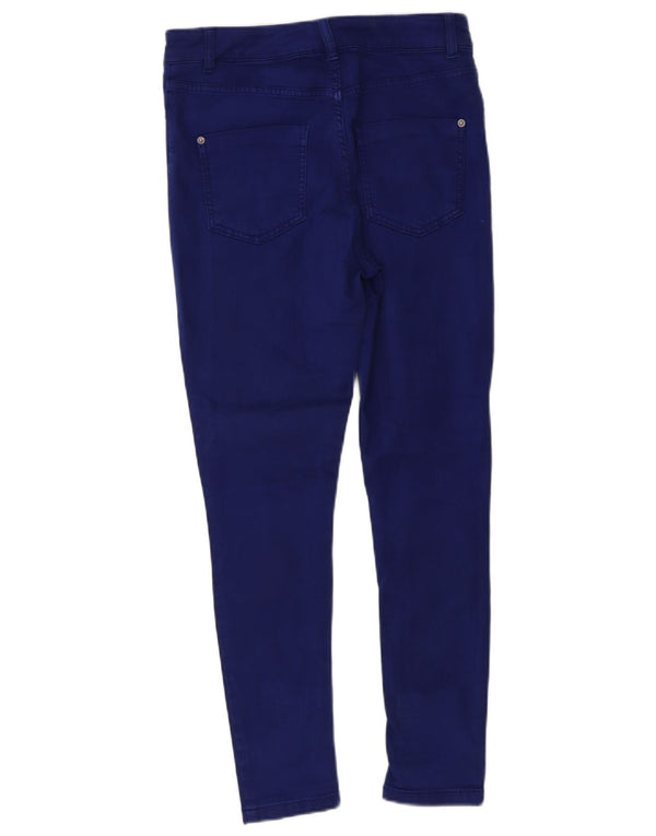 Blugi Super Skinny Crop pentru femei Marks & Spencer UK 10 Small W28 L25 Blue