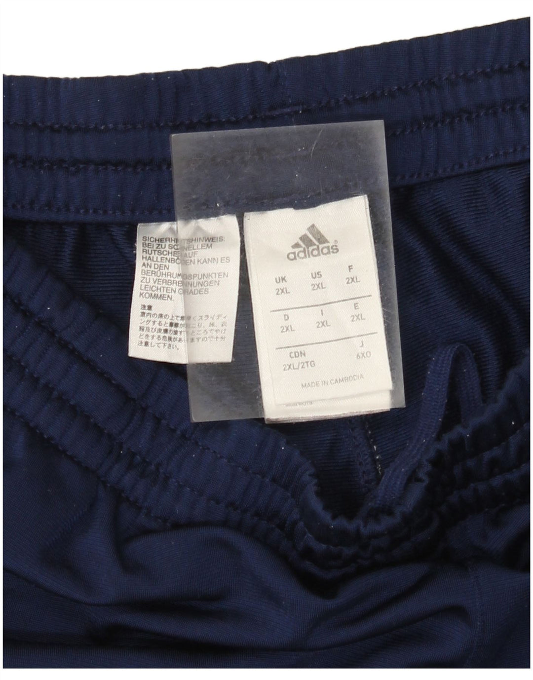 Pantaloni de trening pentru bărbați Adidas Pantaloni de jogging 2XL poliester bleumarin