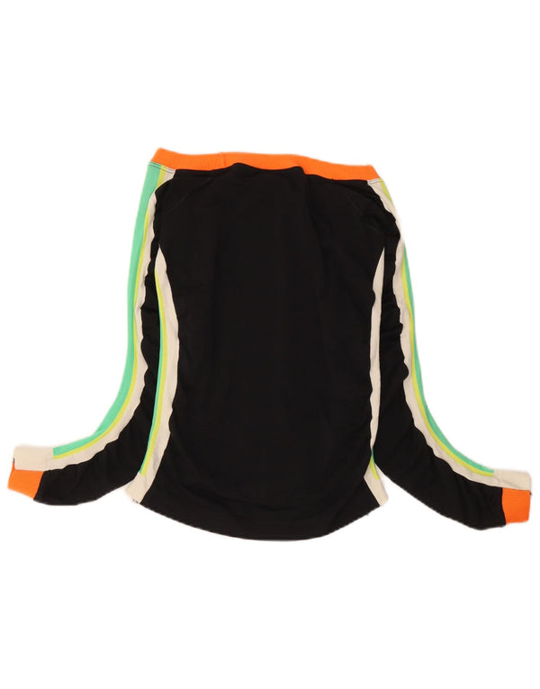 Max & Co. Top pentru femei cu umăr deschis UK 12 Medium Black Colorblock