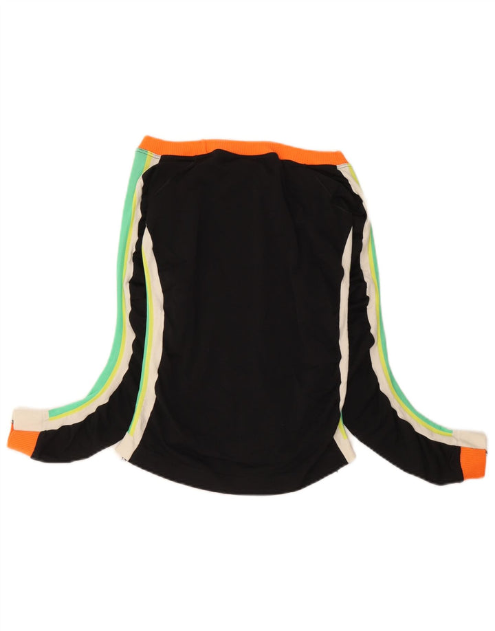 Max & Co. Top pentru femei cu umăr deschis UK 12 Medium Black Colorblock