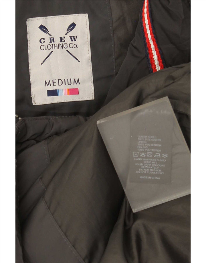 Crew Clothing Gilet căptușit pentru bărbați UK 38 Medium Gri Poliester
