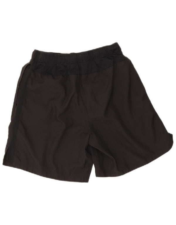 Pantaloni scurți sport Nike Dri Fit pentru femei UK 12 Poliester mediu negru