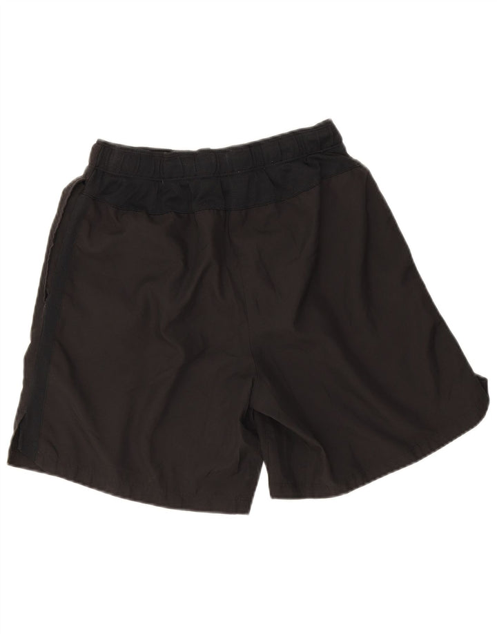 Pantaloni scurți sport Nike Dri Fit pentru femei UK 12 Poliester mediu negru