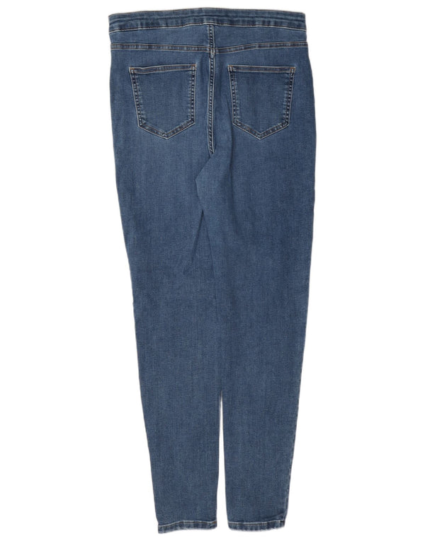 Blugi super skinny pentru femei Marks & Spencer UK 14 Large W32 L30 Blue Bumbac