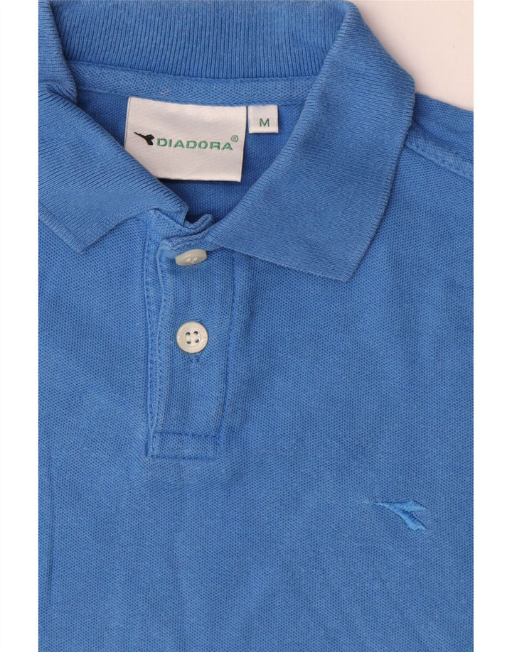 Tricou Polo băieți DIADORA 7-8 Ani Albastru Mediu Bumbac