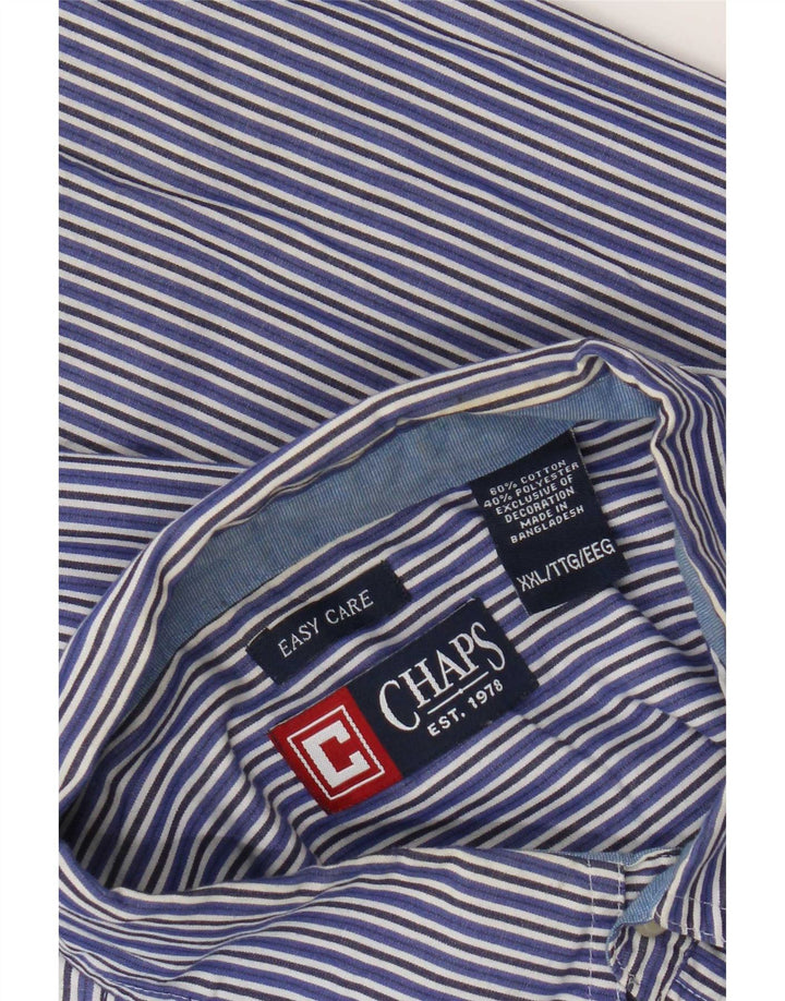 Cămașă pentru bărbați Chaps 2XL, bumbac cu dungi albastre