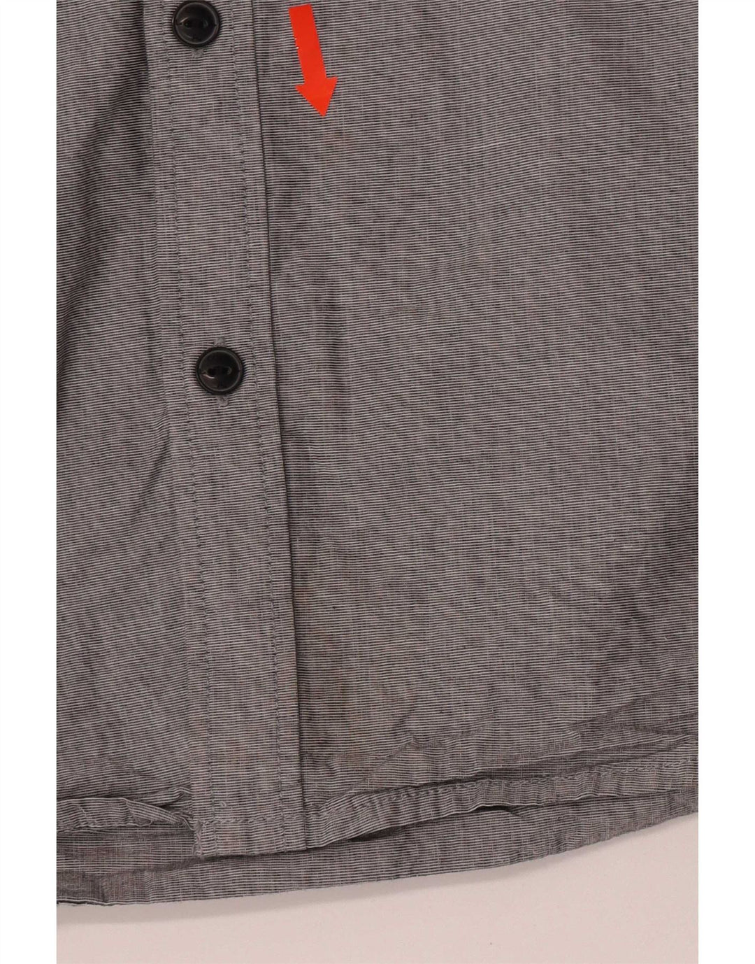 Cămașă Jack & Jones pentru bărbați cu gât rulat, bumbac gri mic