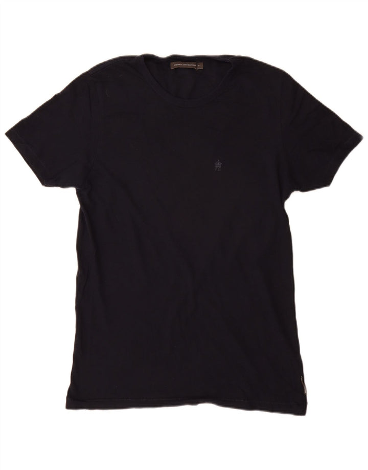 Tricou pentru bărbați French Connection Top mediu din bumbac bleumarin