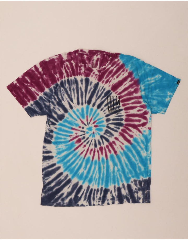 Tricou grafic pentru bărbați VANS Top mediu multicolor din bumbac Tie Dye