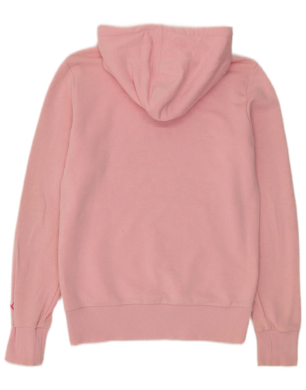 Pulover cu capota cu grafic Puma pentru femei UK 12, roz mediu
