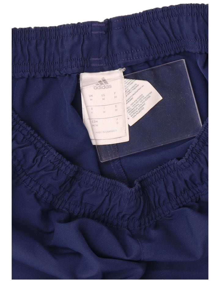Pantaloni scurți sport ADIDAS pentru bărbați, poliester mediu bleumarin