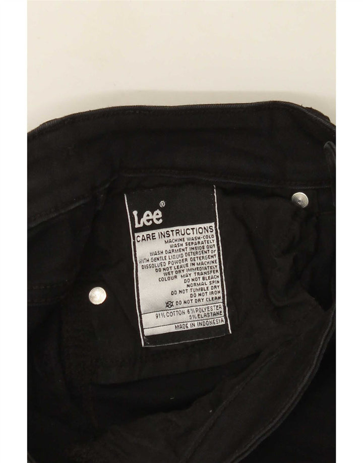 Blugi skinny pentru femei Lee W26 L30 bumbac negru