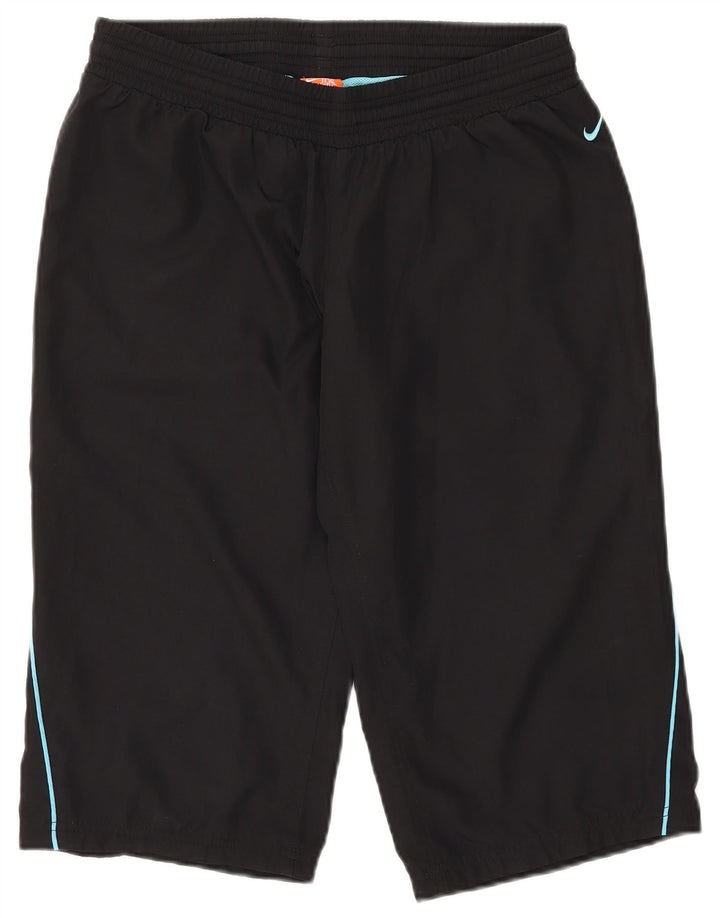 Bermude sport NIKE pentru femei UK 12/14 Poliester mediu negru