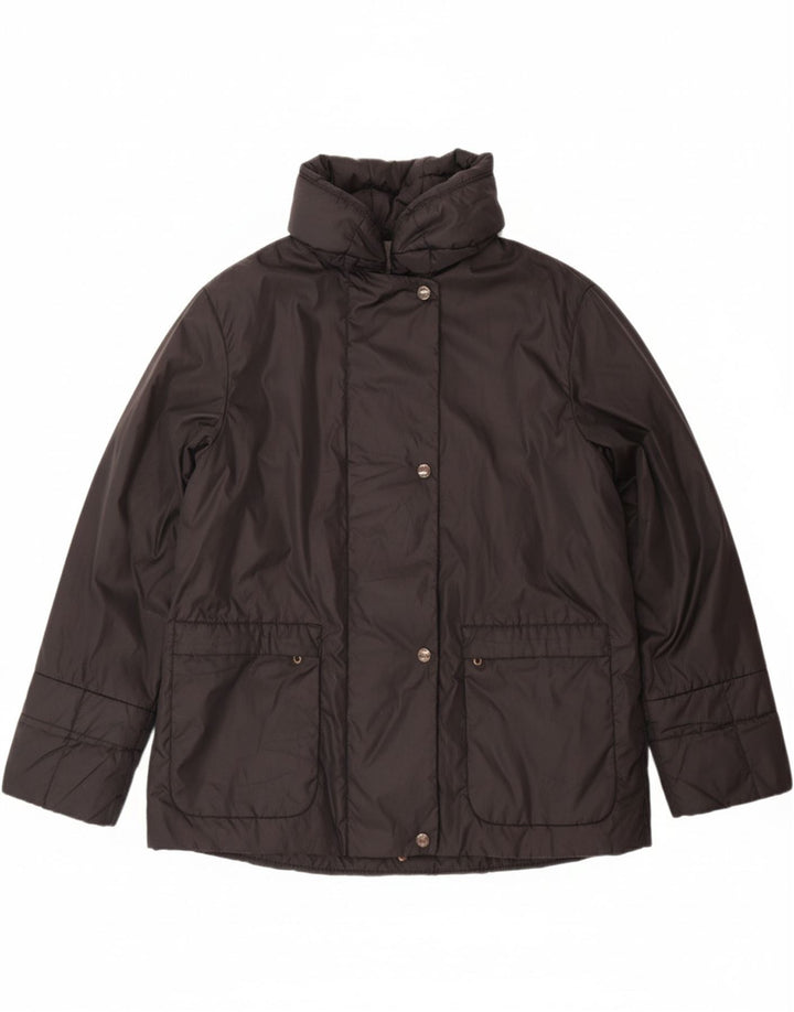 BELFE & BELFE Womens Oversized Padded Jacket IT 44 Medium Black Vintage Belfe & Belfe and Second-Hand Belfe & Belfe from Messina Hembry 